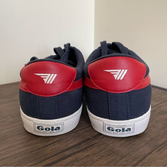 Gola Varsity Classic CMA331 Low Top Men's Size US 13 Navy Red‎ & White Sneakers - Picture 4 of 8